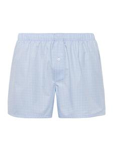 Трусы боксеры Hanro Fancy Woven, голубой/белый