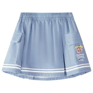 FILA KIDS Skirt Washed Denim Blue Children Aged 3 7 Years Old