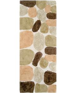 Декоративная дорожка для ванной Pebbles Plush Bath Runner, 61 см x 152 см Chesapeake, хаки