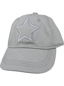 Villervalla Бейсболка из саржи серого цвета