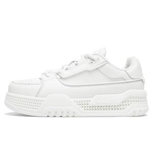 Cabbeen Низкие кроссовки для скейтбординга, белые, мужские