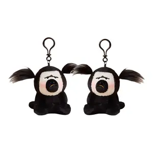 XTHOT Остроумная и меланхоличная кукла-обезьянка с одной линией бровей и белым лицом плюшевый брелок высота 10см