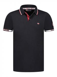 Рубашка-поло Geographical Norway, черный