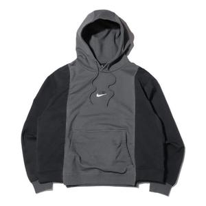 Куртка Nike Sportswear Hoodie 'Grey Black', серый