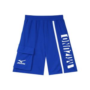 Детские вязаные спортивные штаны Mizuno, синий