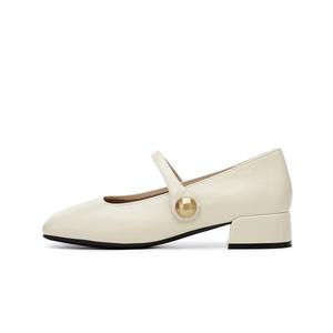 Туфли Мэри Джейн женские EBLAN, Beige