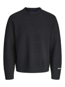 Свитер JORNORREBRO KNIT CREW NECK черного цвета Jack & Jones