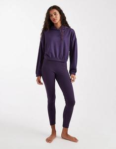 Толстовка для йоги Adidas performance в сливовом цвете