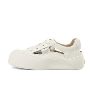 Женские повседневные туфли Low Top DAPHNE с вырезами абрикосового цвета