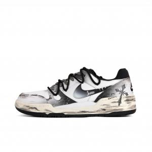 Nike Кроссовки для скейтбординга Full Force Low Top, мужские, черно-серые