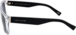 Солнцезащитные очки Marc Jacobs MARC ICON 096/S прозрачно-черно-серые с затемнением, размер 57/14/145, унисекс, Clear/Black