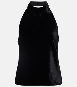 Топ-бюстье из бархата Peneloppe Nili Lotan, Black