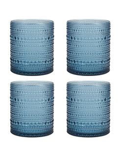 Набор из 4 стаканов Orbetto Outdoor DOF объемом 10 унций (300 мл) Fortessa, Cornflower