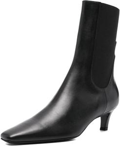 Женские ботильоны XYD с эластичной пяткой, низким каблуком и квадратным носком, короткие ботинки на каждый день и для торжественных случаев, Black