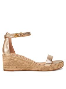 Эспадрильи Th Metallic Mid Wedge Espadrille FW0FW08663 Tommy Hilfiger, золотой