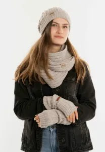 Перчатки без пальцев nica Knit Factory, Iced Clay