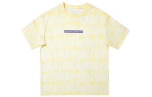 Футболка мужская Crew Neck тонкая прямая посадка 361°, розовый butterfly желтый