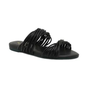 Кожаные тапочки Patrizia Pepe, черный