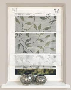 Магнитная рулонная штора Home Wohnideen Rana, ткань белая - 100 х 130 см