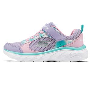 Нескользящие, износостойкие, легкие, амортизирующие, низкие кроссовки для детей Skechers Kids, лаванда