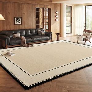 Budis Ковер 150х200 см для гостиной/спальни, светлый люкс, утолщенный, водонепроницаемый, нескользящий