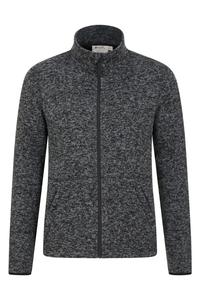 Мужская флисовая куртка Idris II на молнии Mountain Warehouse, черный