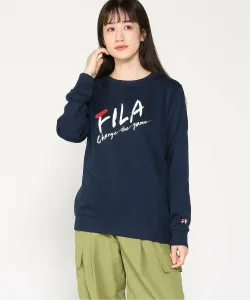 FILA/(W) Толстовка с круглым вырезом на флисовой подкладке