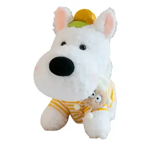 Плюшевая кукла милого щенка вест хайленд уайт терьера высотой 25 см OU DI PIG, желтый