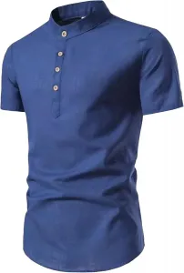 Мужская поло Slim Fit с воротником-стойкой, Cotton Blend PHJTOMK