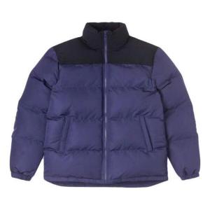 Куртка colorblock down jacket 'purple black' Converse, фиолетовый