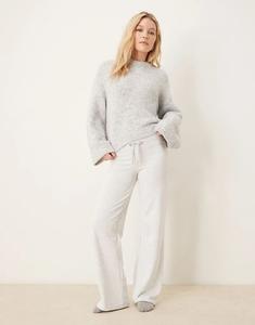 Узкие спортивные брюки Gina Tricot с заниженной талией в цвете светло-серый меланж