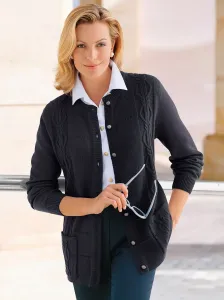 Кардиган Classic Basics Ajour, цвет морской волны