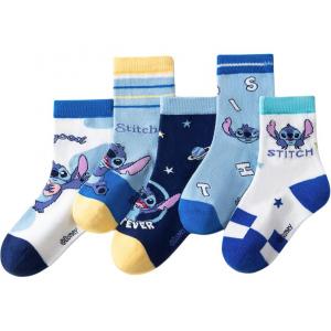 Набор из 5 пар носков для детей, разноцветные Disney, Dsp3560 Stitch