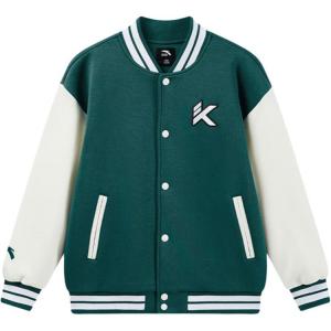 Детская бейсбольная майка с воротником-стойкой Antakids, spirit зеленый