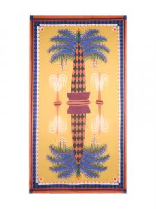 ETRO шарф с принтом из коллаборации с Agostino Iacurdi, нейтральный