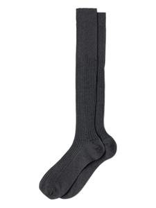 Prada гольфы в рубчик, серый