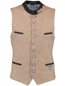 OS-Trachten Традиционный жилет Юройо средне-коричневого цвета
