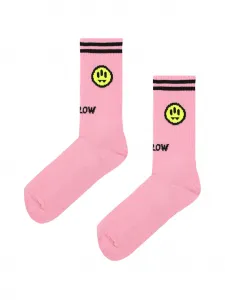 Графические полосатые носки Barrow Kids, розовый