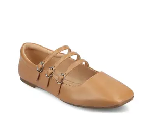 Journee Collection Коллекция Journee Darlin Flat, светло-коричневый