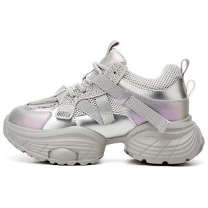 Кроссовки женские средней высоты с массивной подошвой DAPHNE, Silver