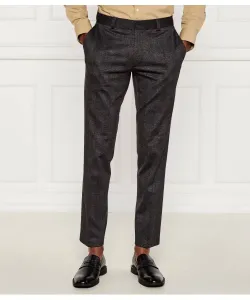 Брюки hesten253f1x-h Slim fit Hugo, серый