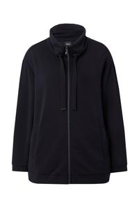 Толстовка с капюшоном на молнии Ulla Popken, черный