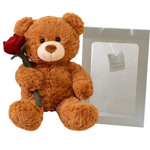 Bitter purchase Милый и игривый плюшевый мишка Rose Bear плюшевая кукла высотой 30 см