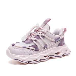 Binary Износостойкие, дышащие, легкие, амортизирующие, низкие повседневные кроссовки, пыльно-розовые, фиолетовые, детские