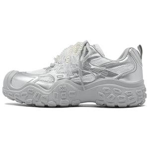 Низкие повседневные туфли женские AGSDON, Silver