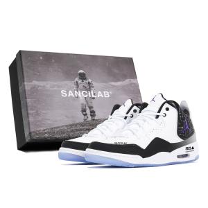 Jordan Кроссовки баскетбольные Courtside 23 Cushioned Slip-Resistant Mid-Top Vintage для мужчин черно-белые