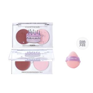 Крем-корректор для лица универсальный двухтоновый blush из коллекции Good Fatty Friends Club легко растушевывается и выравнивает тон кожи FLORTTE