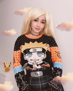 Наруто Узумаки вязаный свитер