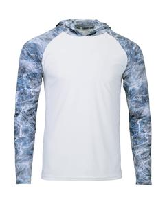 Толстовка Biloxi Performance Colorblock с капюшоном Paragon, цвет steelhead