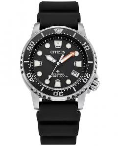 Часы Eco-Drive унисекс Promaster Dive с черным ремешком, 37 мм Citizen